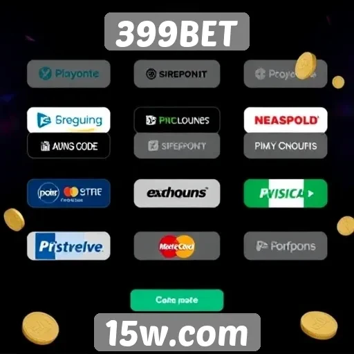 Métodos de pagamento disponíveis no 399BET